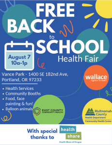 2025 Rockwood Back to School Health Fair